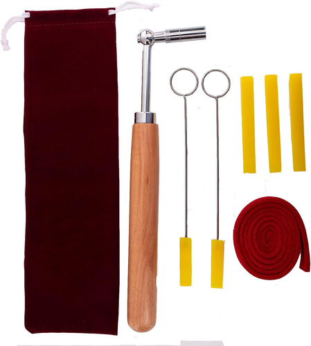 Professional 8-Piece Piano Tuning Kit with Hammer and Mute Tools