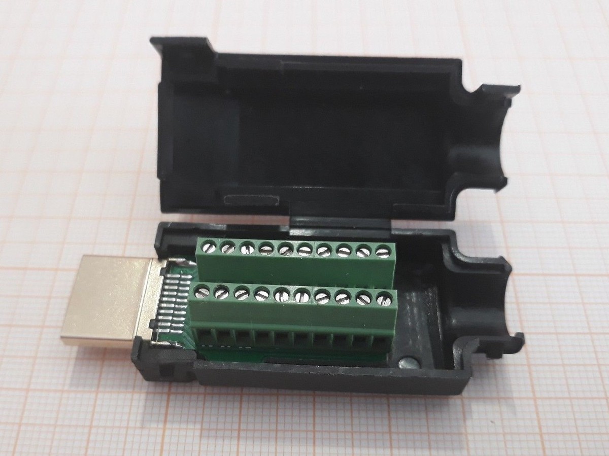 Connettore HDMI Maschio A Saldare 19pin Senza Custodia MODELLO 1 - Foto 8