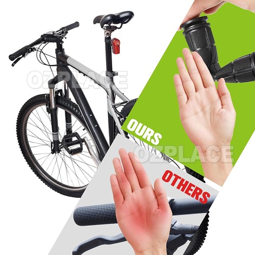 1Pair Anti Slip Soft Bike Handlebar Handle Hand Grips BMX MTB Mountain Bicycle - Picture 5 of 9