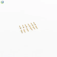 Dental Gold Plated Screw Posts Conical Cross Head Refill Size Medium 1 M1 12/Box