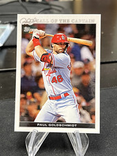 PAUL GOLDSCHMIDT 2022 TOPPS X DEREK JETER CALL OF THE CAPTAIN BASE CARDINALS