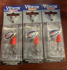 #2 Blue Fox Vibrax Lot Of 3-New