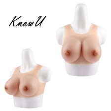 KnowU Silicone Breast For Transgender Crossdresser Boobs Drag Queen B-G Cup