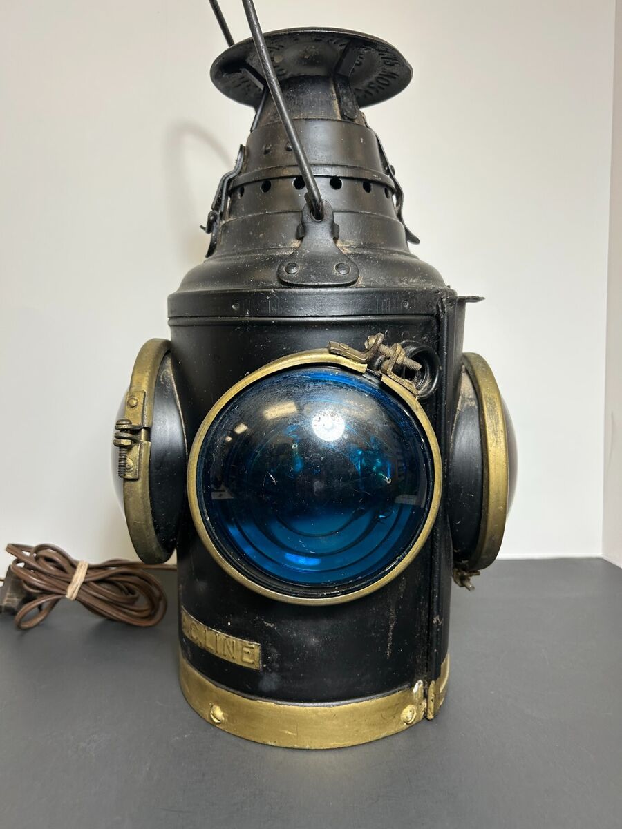 VINTAGE DRESSEL RAILROAD LANTERN LAMP 14 VINTAGE DRESSEL RAILROAD LANTERN LAMP 14