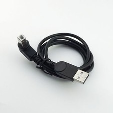 Black USB 2.0 Type A Male to B Male Right Angle Scanner Printer Cable Cord 3feet