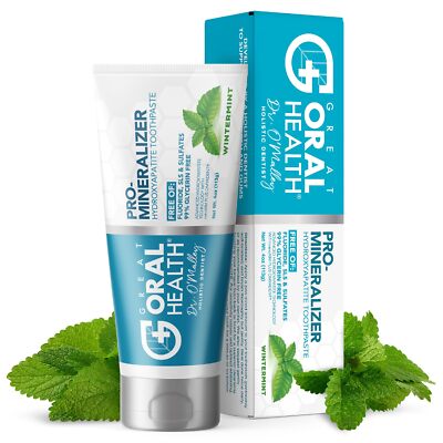 Nano hydroxyapatite Toothpaste Fluoride-Free Pro Mineralizer Toothpaste Denti...