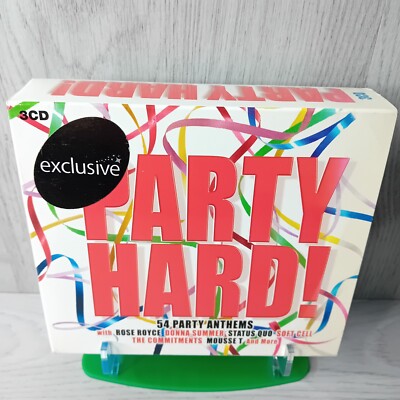 PARTY HARD PARTY ANTHEMS ALBUM CD - RARE RETRO MUSIC ALBUM
