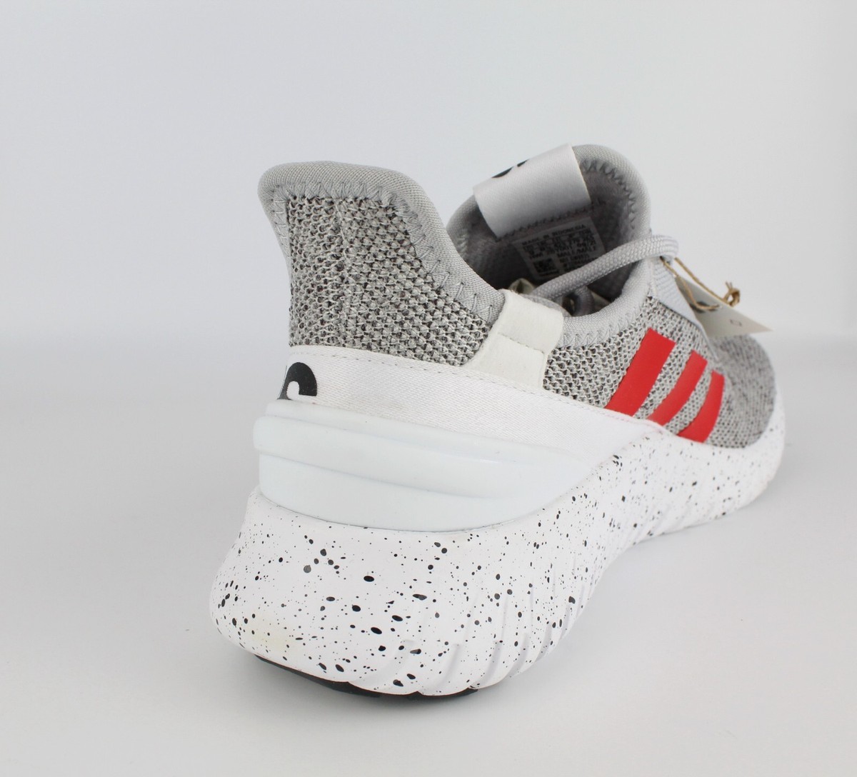 New Adidas Kaptir 2.0 Sneaker (Men), Grey Red, US 10, MSRP 