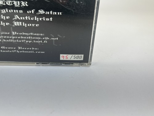 Azaghal Misanthropy Vultyr Black Metal War CD 2002 MGR 005 Tested Ltd. 95/500 - Picture 5 of 8