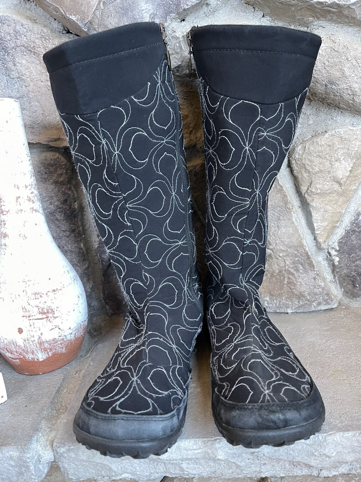 Stivali Salomon neri donna 8 5 invernali sci impermeabili alti snowboard outdoor