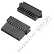 2.54mm 10 Pin Male Female JST-SM Housing Crimp Terminal Connector