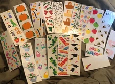 Mrs. Grossman's Stickers Lot Scrapbooking Journal Card Making Vintage Holidays