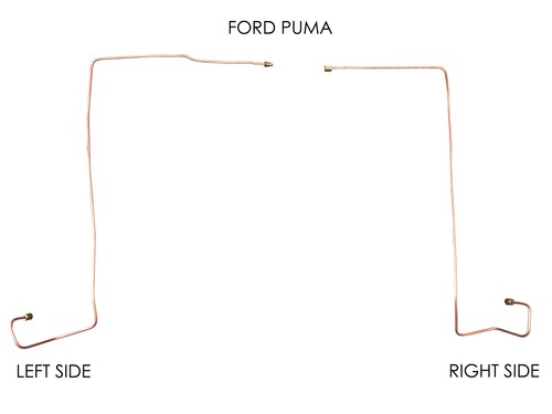 Ford Puma 1997 - 2001 1.4, 1.6, 1.7 Rear brake pipe line kit 2 piece - Picture 1 of 1