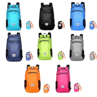Hiking Daypack Ultralightweight Packable Backpack Splashproof Foldable Pack