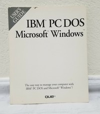 IBM PC DOS Microsoft Windows Users Guide  Per...