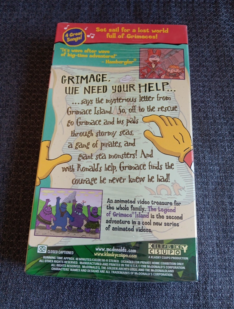 THE LEGEND OF GRIMACE ISLAND The Wacky Adventures of Ronald