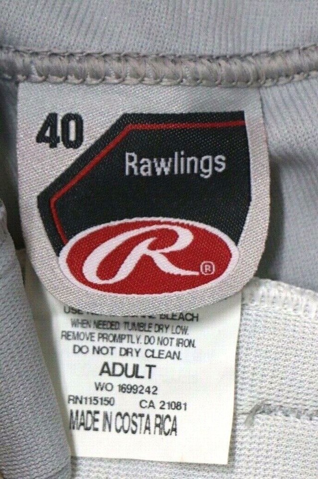 Pantalon De Baseball Homme Rawlings PRO DRI PROFLRP-W/R-90, Taille L, Blanc Neuf