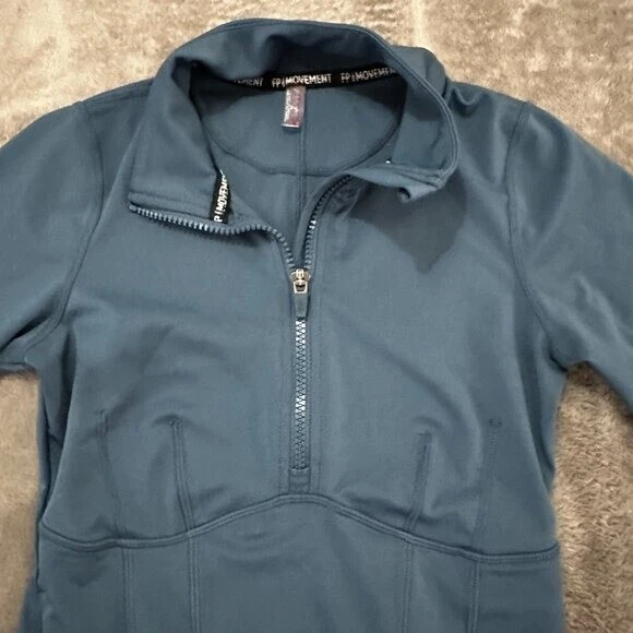 free-people-movement run the course half zip pullover jacket
