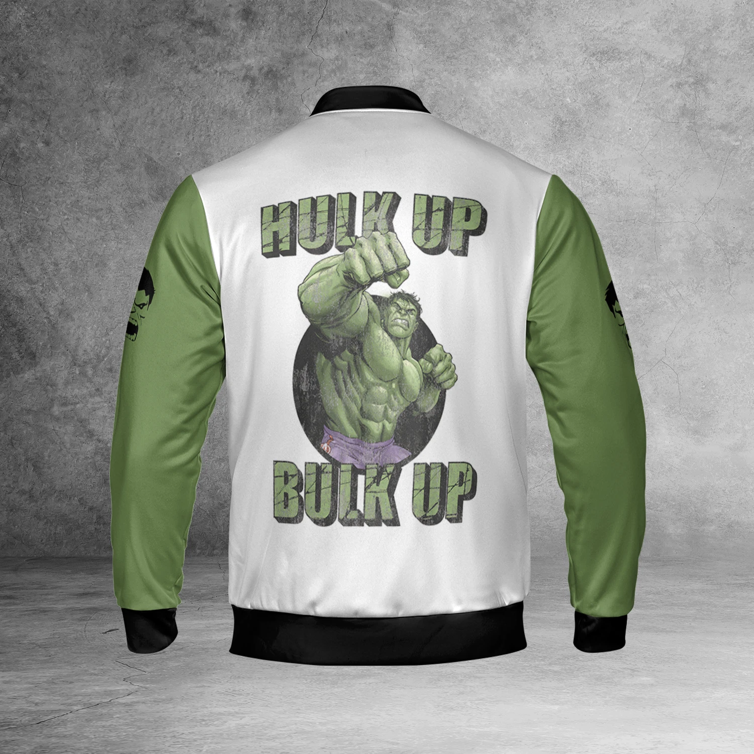Hulk Up Bulk Up Men's The Incredible Hulk Bomber Jacket