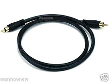 NEW 3ft Digital Coax Coaxial Audio Cable S/PDIF RCA HD   