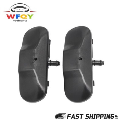2Pcs Windshield Washer Nozzles Spray Jet for 2003-2014 VW Touran Sharan