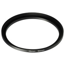 Step Up Ring Adapter 58mm auf 62mm für