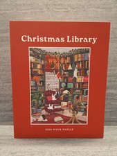 Galison - Christmas Library - 1000 Piece Jigsaw Puzzle in a Book Box Special Ed.