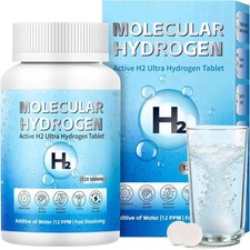 Molecular Hydrogen Water Tablets for Drinking Water - H2 Hydrogen Tablets Boost.