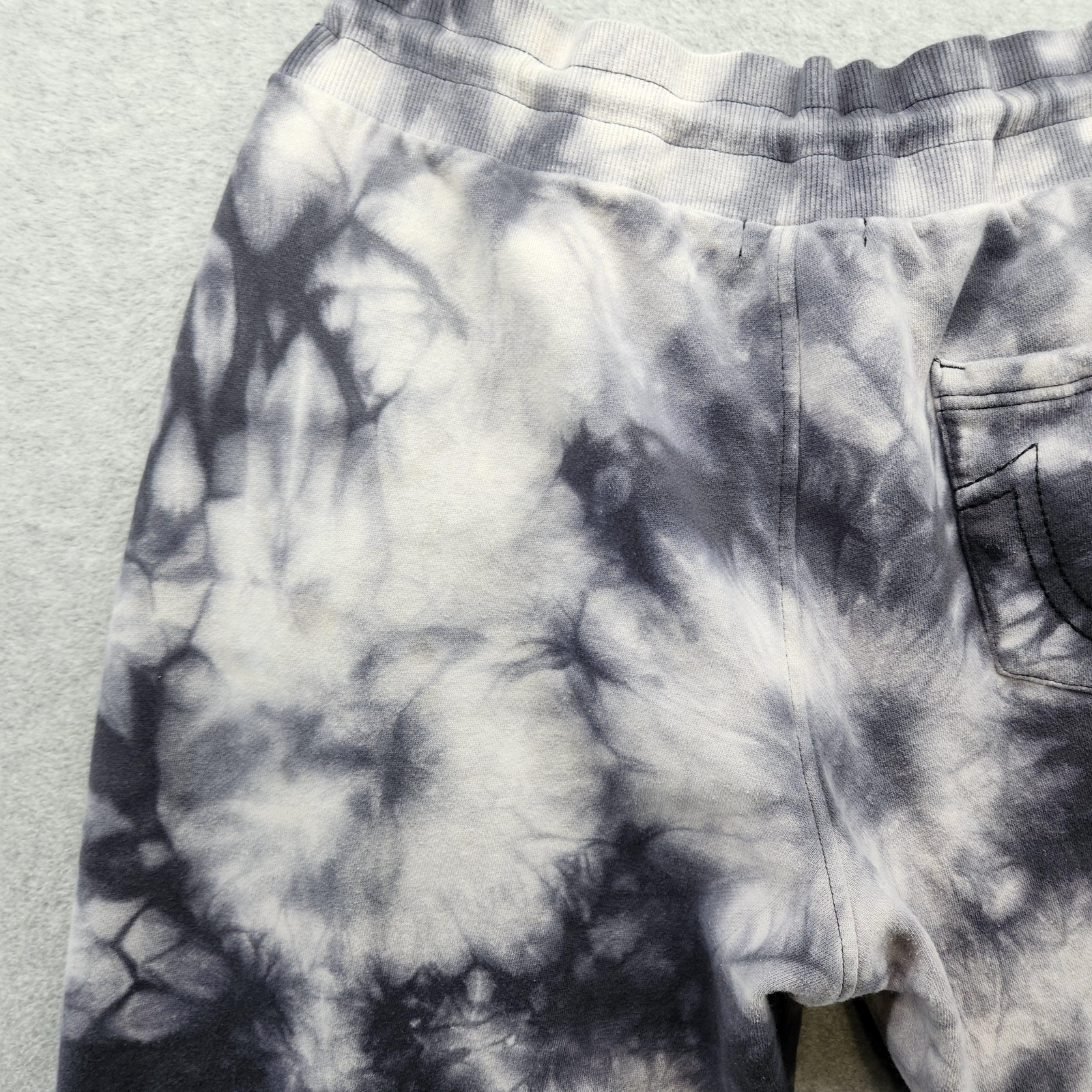 True Religion Sweatpants Mens Small Gray Tie Dye Joggers Fleece Logo Pants thumbnail 13