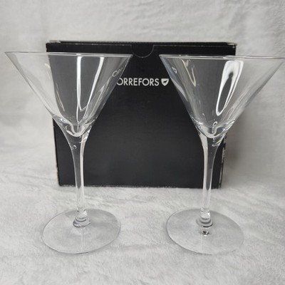 Orrefors More Crystal Martini Glass (Set of Two)