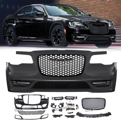 Front Bumper Grille Kits For 2015-2023 Chrysler 300C 300 C SRT8 SRT 8 With LED