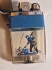 Vintage SCRIPTO VU-LIGHTER - FLY FISHERMAN - BLUE BAND - VGC — photo 4
