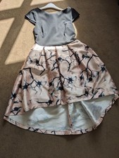 Sleeveless High‑Low Dress – Black & Pink