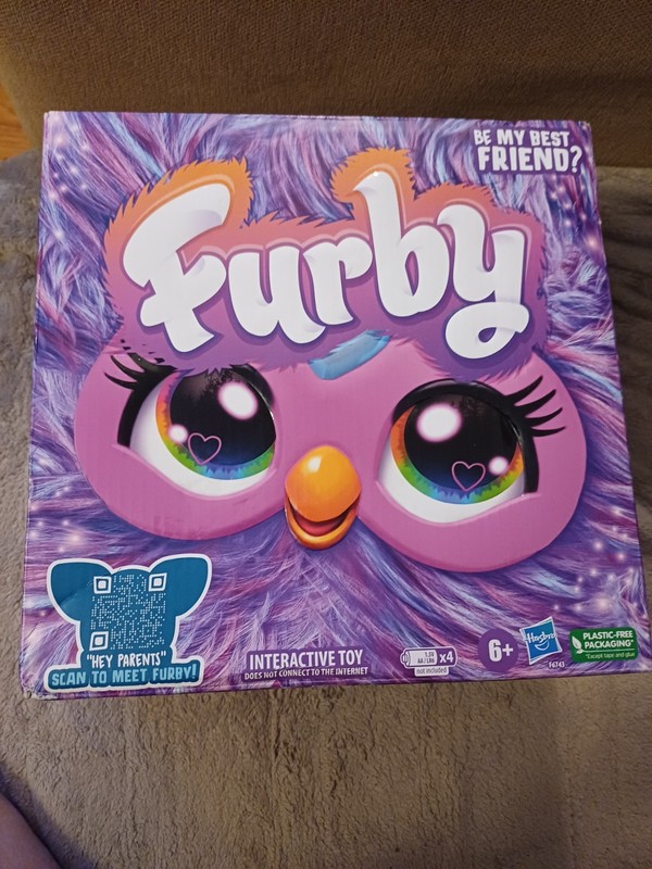 Hasbro Furby Purple Interactive Plush Toy 2023 Be My Best Friend New Gift Fast