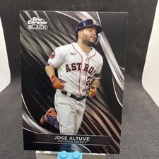 2024 TOPPS CHROME BLACK JOSE ALTUVE HOUSTON ASTROS #56