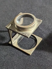 Bausch and Lomb Antique Magnifying Lens Folding Portable Vintage 