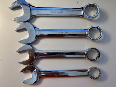 SNAP-ON TOOLS 12 PT. SHORT COMBO WRENCHES- OEX320, OEX300, OEX280, OEX260 NICE!!