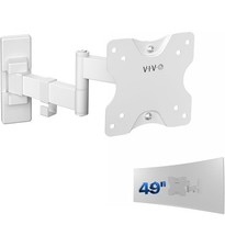 VIVO 49    Ultrawide Wall Mount, Tilt  Swivel White 