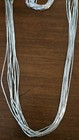 Navajo: 10 Strand Liquid; Old Native American, Sterling Silver Necklace/Bracelet — photo 6