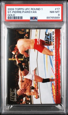 2009 Topps UFC Round 1 #A-JB Josh Burkman Blue Ink Auto RC