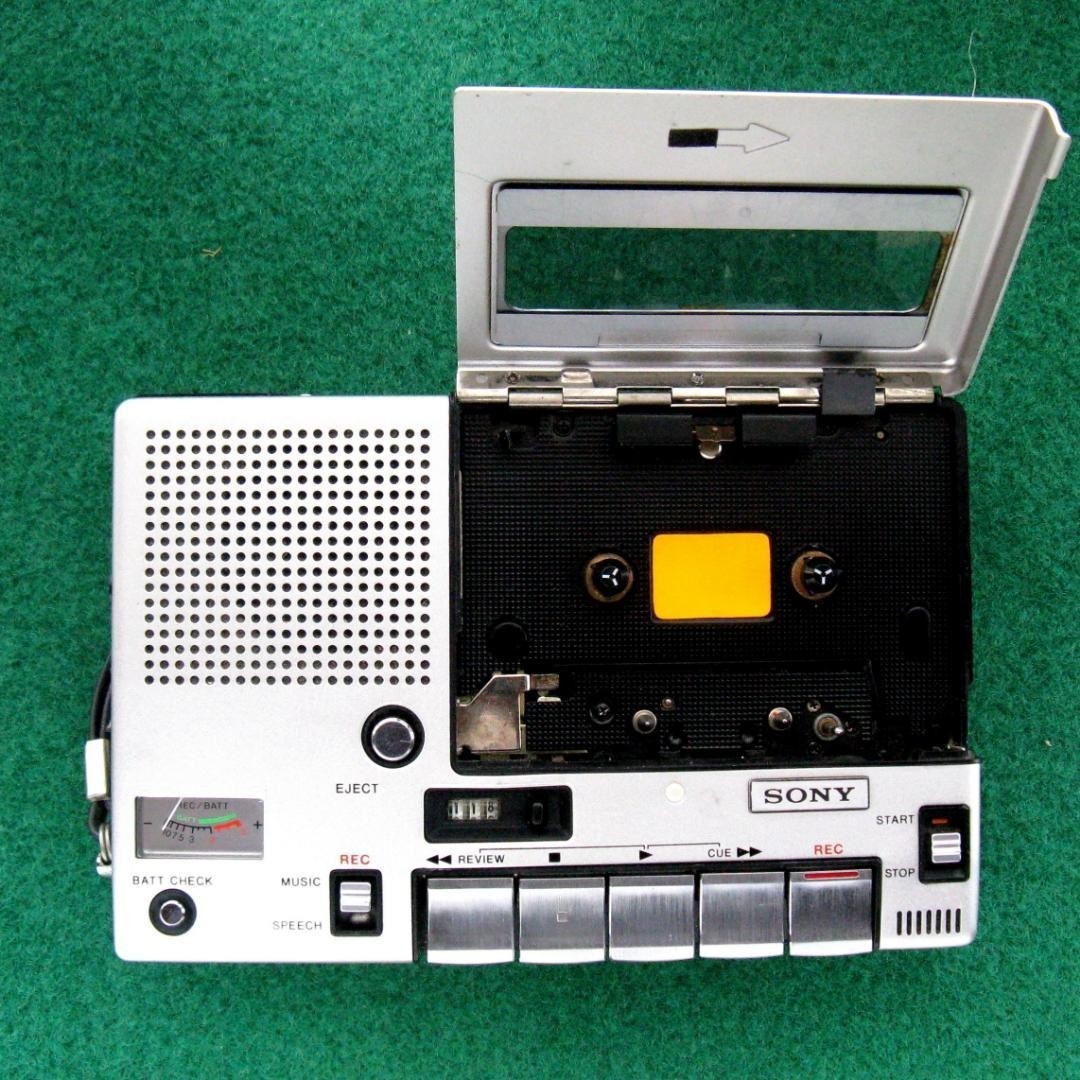 SONY カセットレコーダーTC-1100 Sony Tc-1100 Portable Cassette Recorder Vintage Operation
