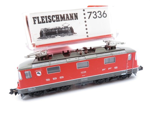 355N - Fleischmann N 7342 - Elok Re 4/4 11239 rot der DBB - top in VP | Zustand: Gebraucht