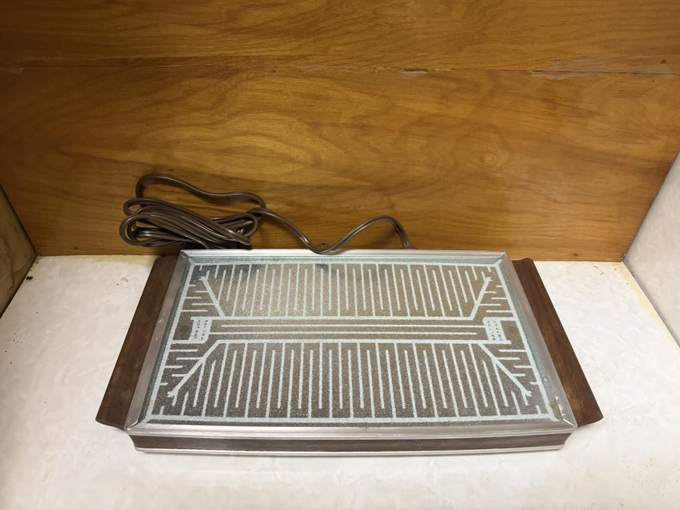Bandeja de calentamiento vintage Salton Cosmopolitan H-110 12"×7". Funciona muy bien 🔥 ¡NOSTÁLGICO! Foto 4 de 4