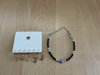 Ohrringe STERNE,BLITZ,LOVE +Armband