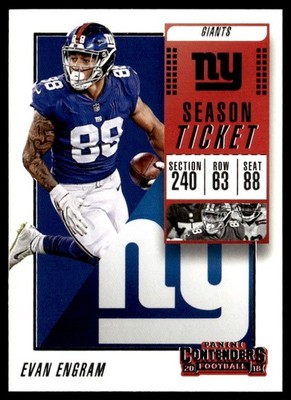 2018 Panini Contenders Evan Engram New York Giants #32