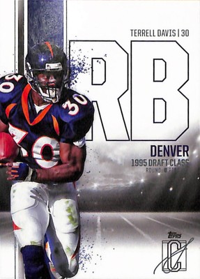 2024 Topps Signature Class #14 Terrell Davis Denver Broncos