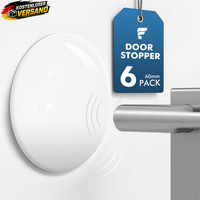 Shinfly TüRstopper Wand Selbstklebend Transparent, 6 StüCk 40X9 Mm TüRklinkenpuf