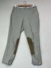 Tailored Sportsman Trophy Hunter Size 32 Patch Women’s Breeches Made In USA 