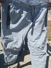 Nike Windbreaker Track Pants Light Grey Xl New with Tags Men's