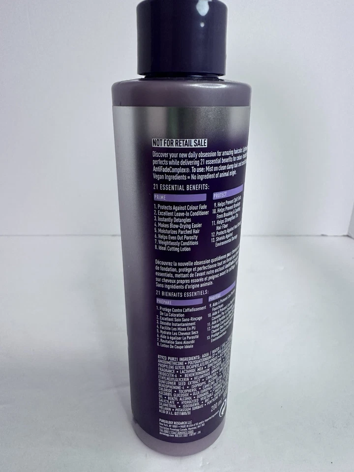 NEW PUREOLOGY COLOUR FANATIC MULTI TASKING HAIR BEAUTIFIER 6.7 OZ - Image 3 of 3
